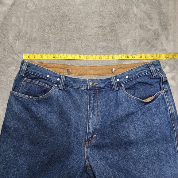 Duluth Trading Co Men's Jeans Blue Denim Relaxed Size 44x34 - Picture 5 of 11